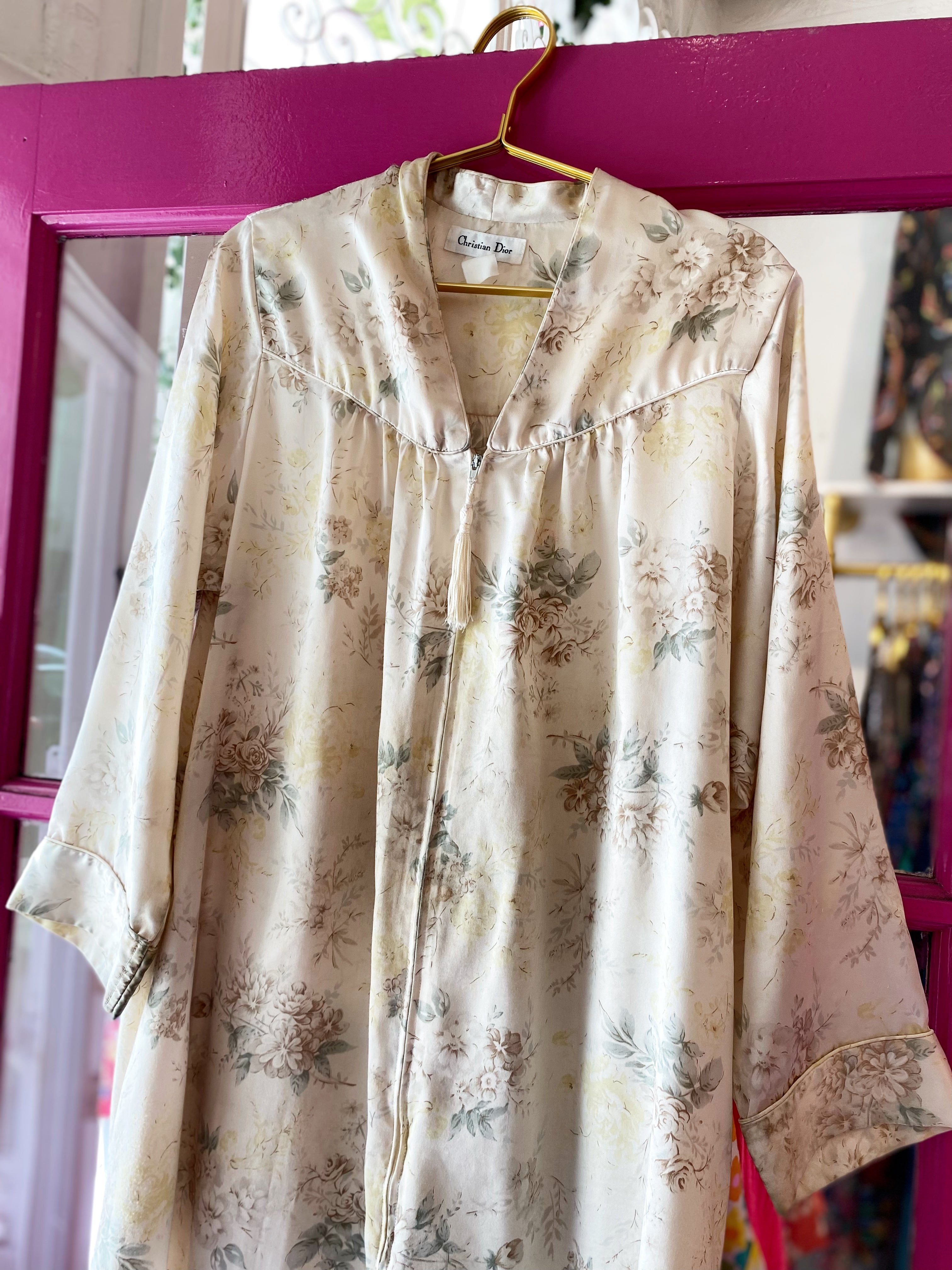 Christian dior silk online nightgown