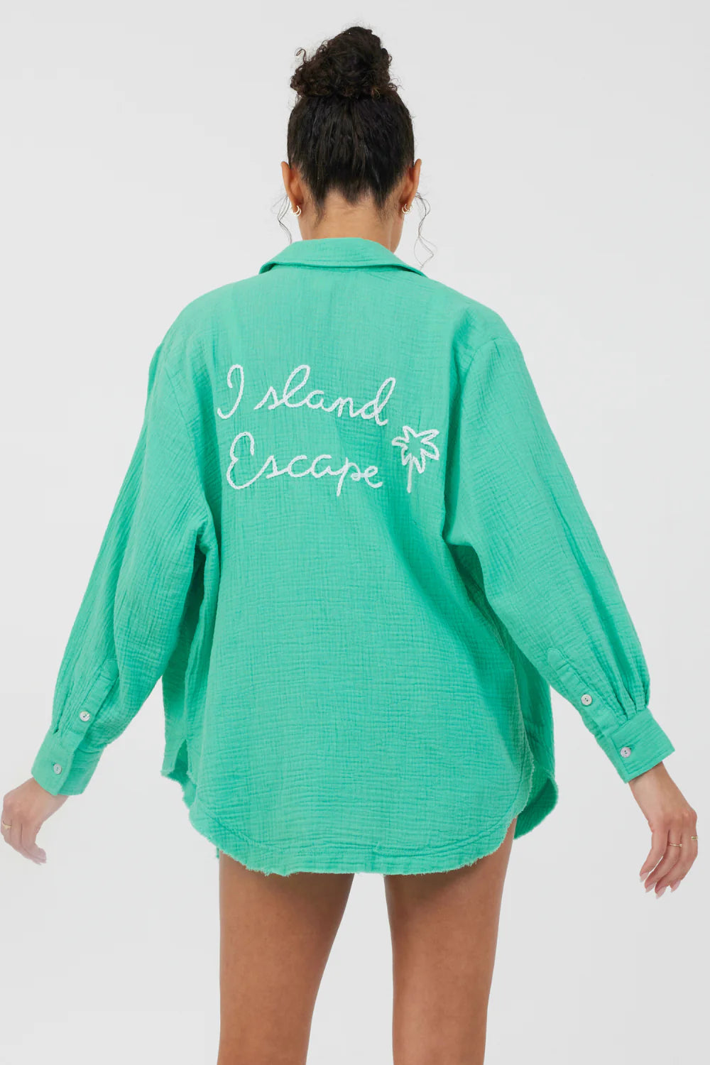 Island Escape Button Down