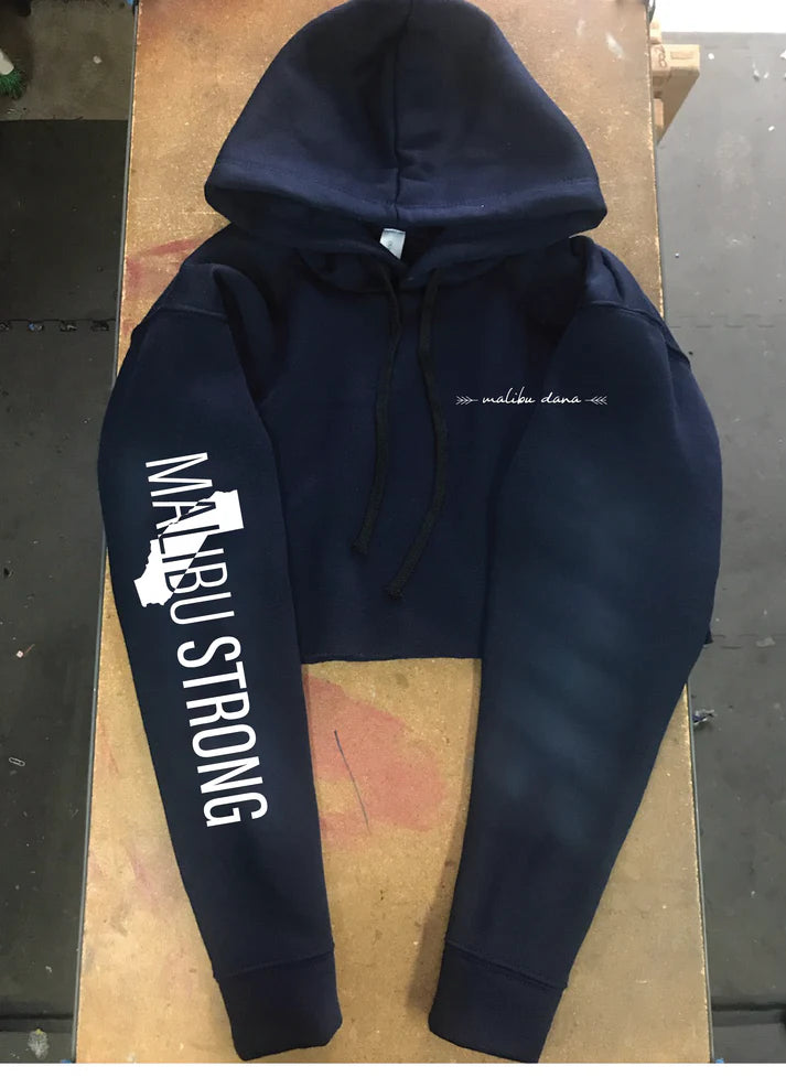 Malibu Strong Cropped Hoodie