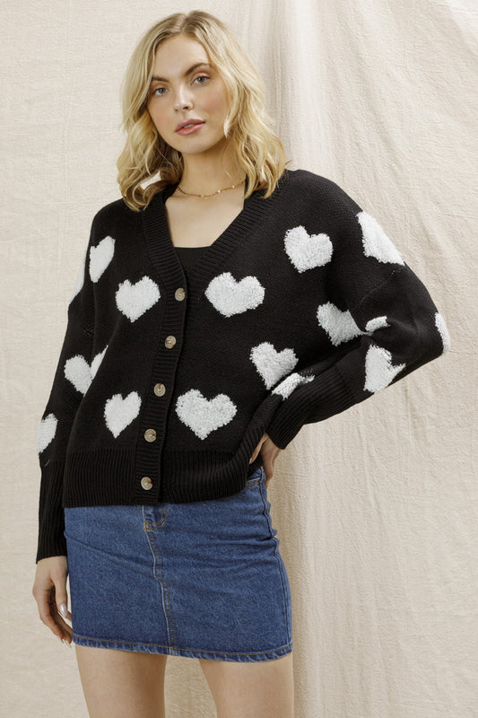 Heart Cloud Cardigan