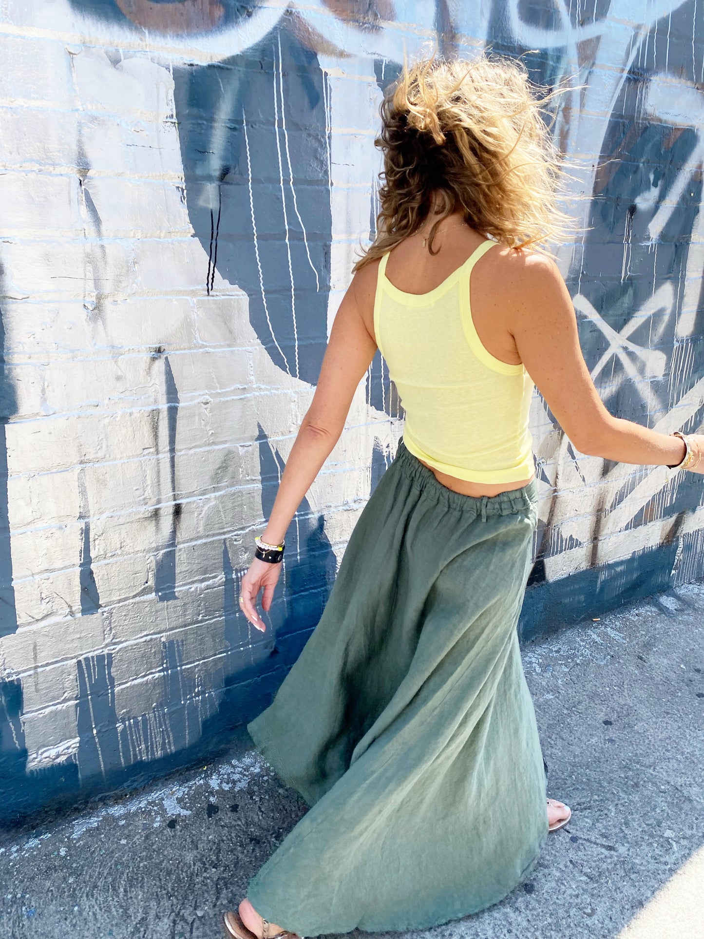 Linen Maxi Skirt