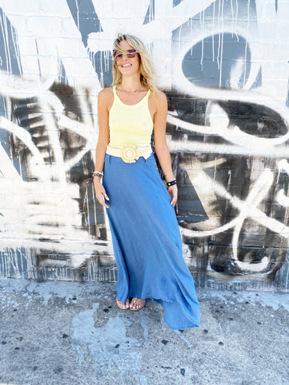 Linen Maxi Skirt