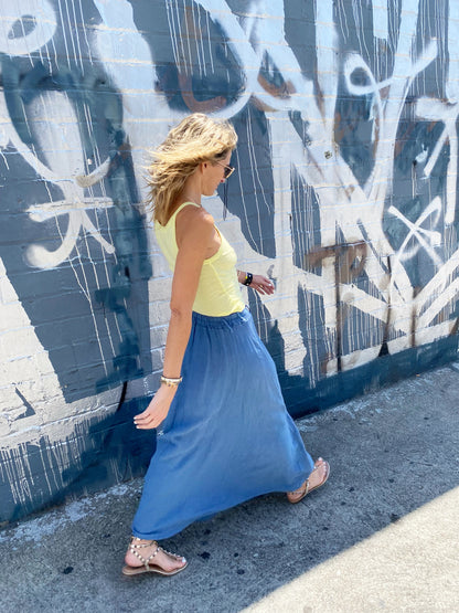 Linen Maxi Skirt