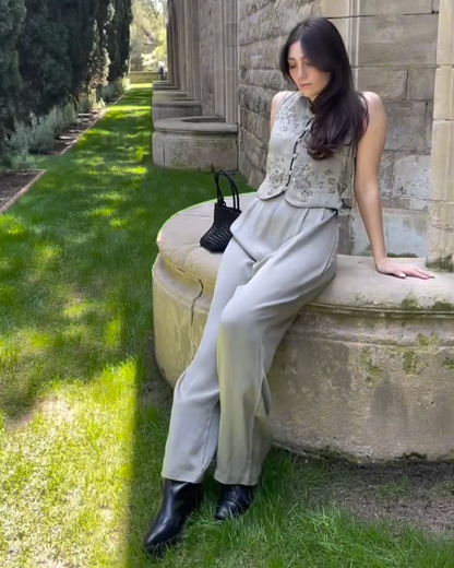 Vintage Sage Jumpsuit