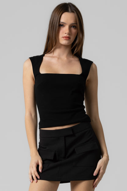 Harper Square Neck Top