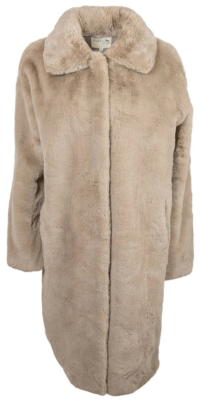 Mocca Rock Faux Fur Coat