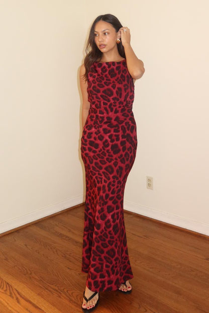 Bevan Leopard Maxi