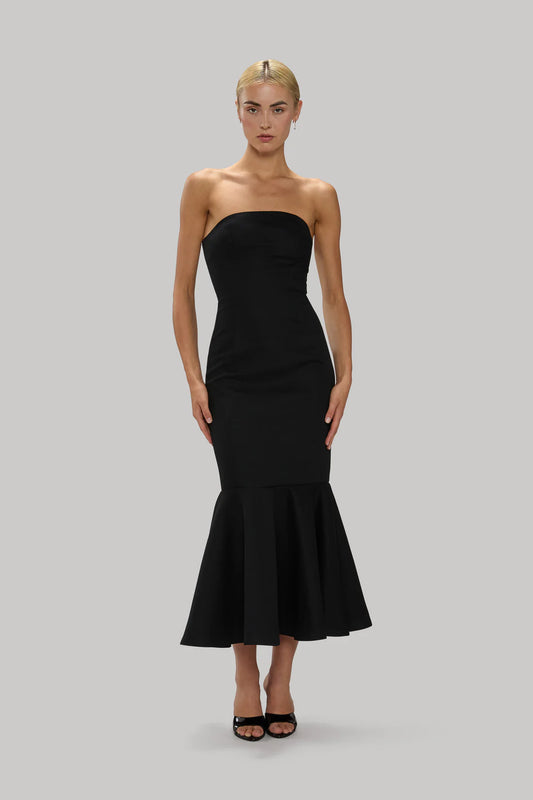 Trumpet Hem Tube Dress