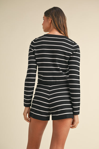 Uptown Stripe Cardigan